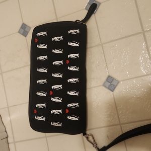 Vera Bradley penguin wristlet